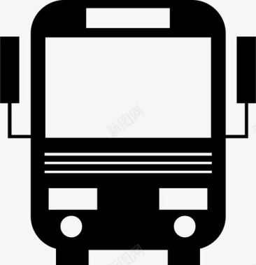 公共交通标识公共汽车公共汽车学校驾驶图标图标