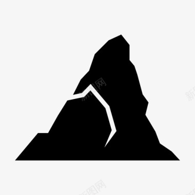丘陵高山地质丘陵图标图标
