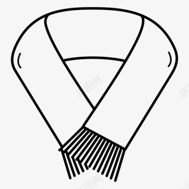 围巾配件风扇支架图标图标
