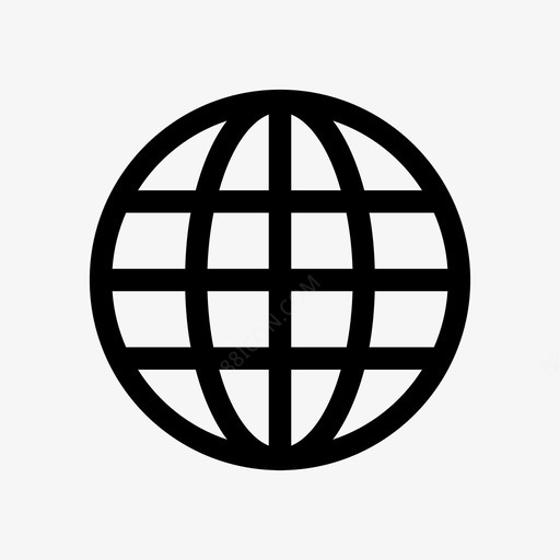 互联网符号地球仪