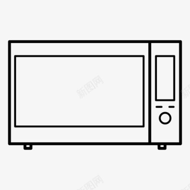 微波炉微波炉烹饪加热图标图标