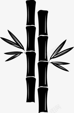 竹子竹竿图标图标