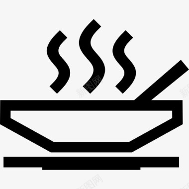 汤罗宋汤热的图标图标