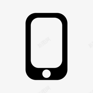 科技商务人士手机通话iphone图标图标