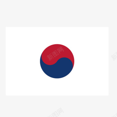 韩国文具用品韩国国旗图标