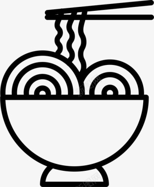 面条面条食物垃圾食品图标图标