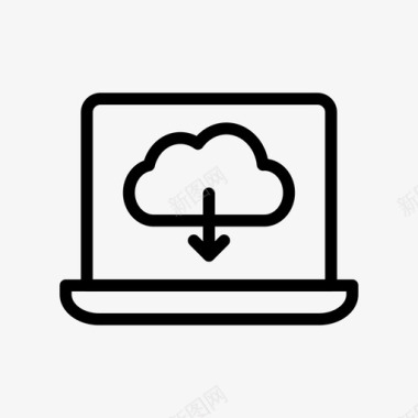 icon笔记本电脑svg云开发图标图标