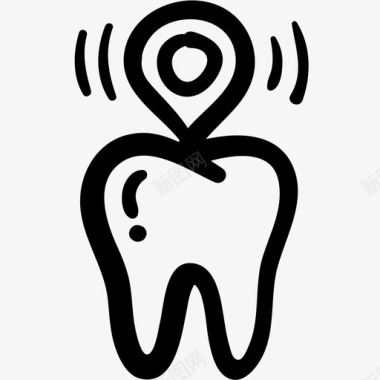 地址icon牙科诊所位置地址护理图标图标
