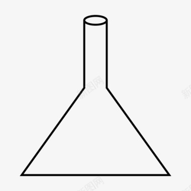 化学课堂化学瓶锥形瓶实验室图标图标