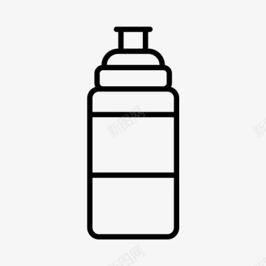 饮料瓶水瓶饮料瓶健身图标图标