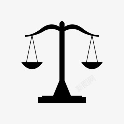 法律天平秤体重秤天平秤正义图标高清图片