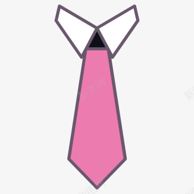 职业装，领带图标