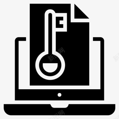 密码关键字规划器关键字研究图标图标