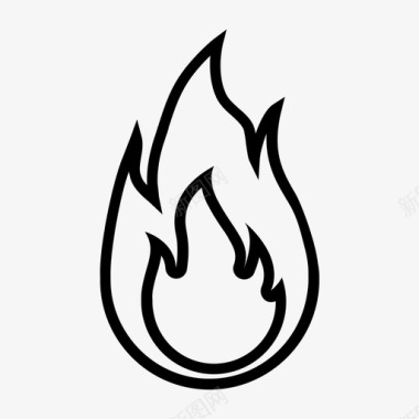 火爆炸热图标图标