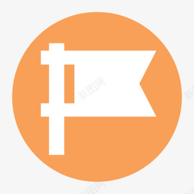 公共标识红facebook公共主页图标