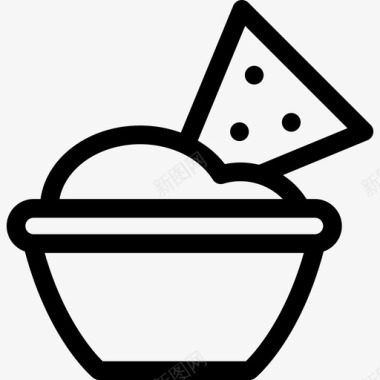用薯条食物食物蘸酱图标图标