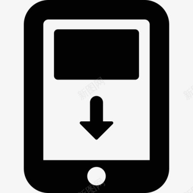 到智能手机技术响应式网络图标图标