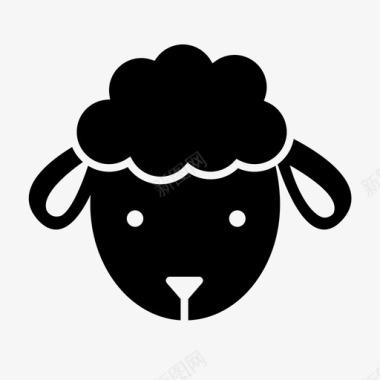 羔羊复活节活图标图标