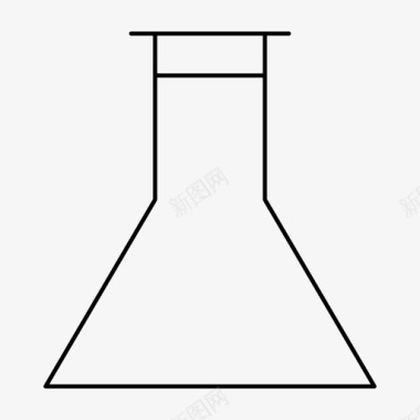 化工颜料erlenmeyer烧瓶化工教育图标图标