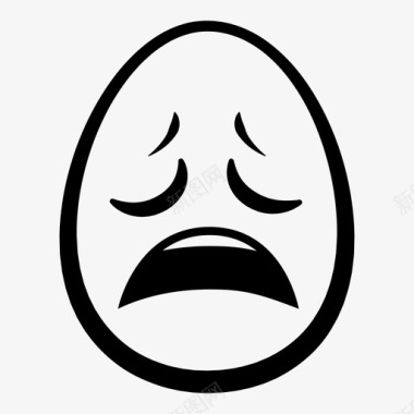 父亲节人物厌脸蛋头表情符号累脸蛋头表情符号复活节图标图标