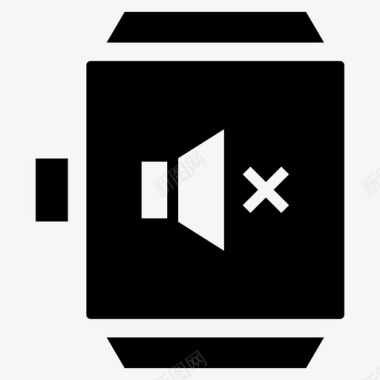 手表促销活动智能手表静音音量静音图标图标