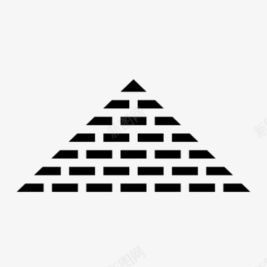 金字塔埃及法老图标图标