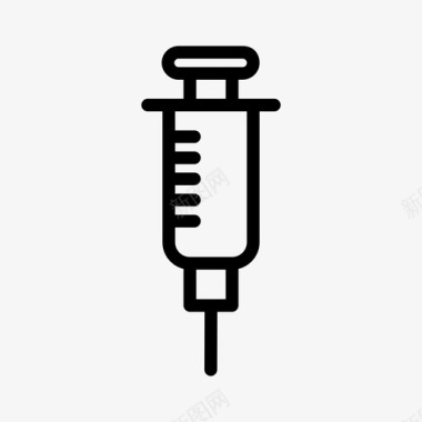 医疗注射器注射器医生医疗图标图标