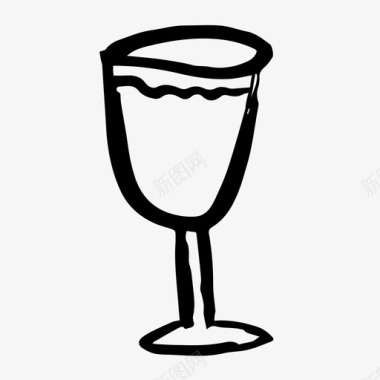 一杯酒酒饮料图标图标