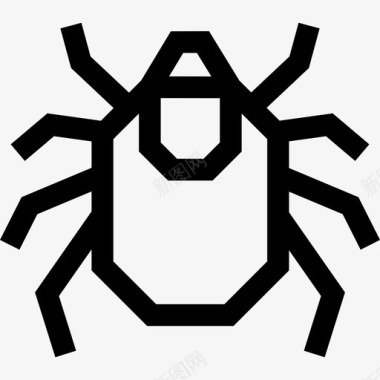 粉螨虫螨图标图标
