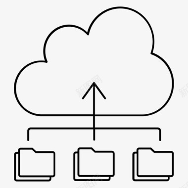 共享未来云存储文件共享文件传输图标图标