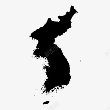 朝鲜韩国统一图标图标
