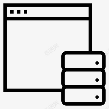 卡通数据连接数据库备份备份数据图标图标