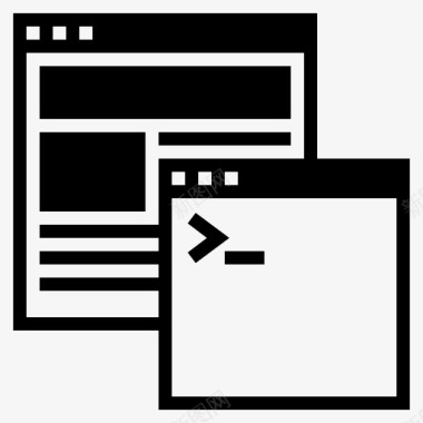 网页调试调试开发网页图标图标