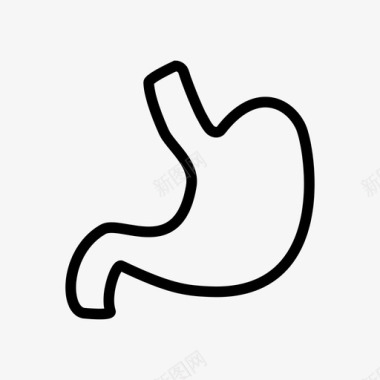 器官胃消化胃肠病学图标图标