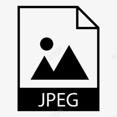 功效型图像文件类型jpeg图标图标