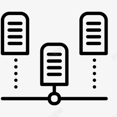 数据中心服务器数据库数据中心图标图标