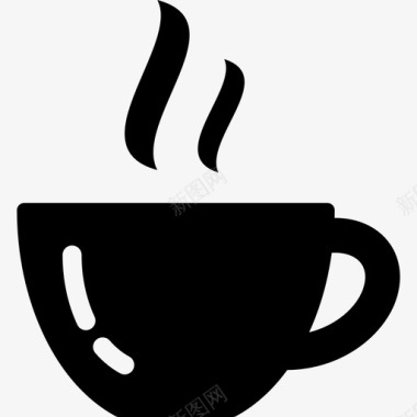 热咖啡食物家庭用具图标图标