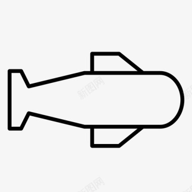 潜艇船水下图标图标