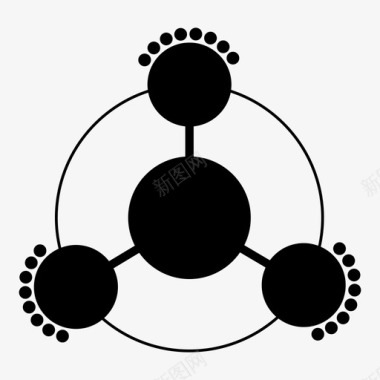 数字系统数字生态系统数字系统在线生态系统图标图标