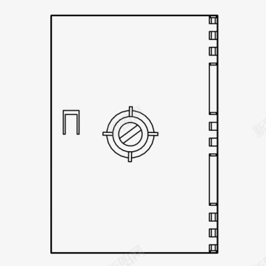 保险柜和钱矢量插画保险箱银行钱图标图标
