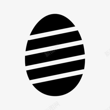 鸡蛋复活节彩蛋图标图标