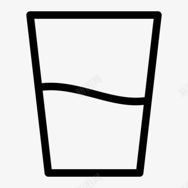 冷饮玻璃饮料冷饮图标图标