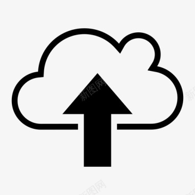 云传输云上传服务存储图标图标