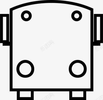 公共交通标识公共汽车驾驶公共交通图标图标