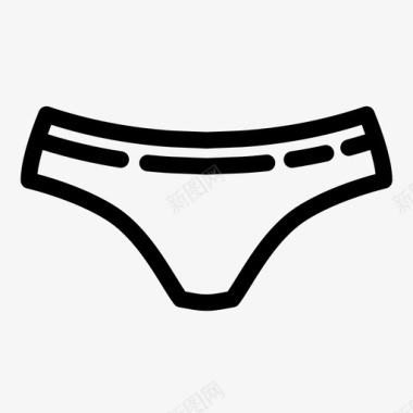 内裤衣服女性图标图标
