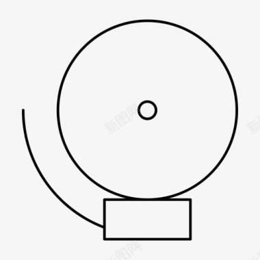 学校UV铃声教育噪音图标图标