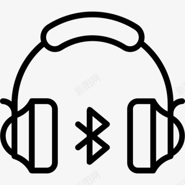 蓝牙通信无线蓝牙耳机耳机音乐图标图标