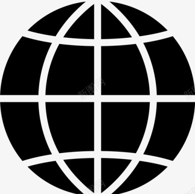 solid世界地区全球定位系统图标图标