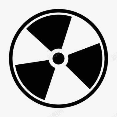 放射光点辐射化学放射性图标图标