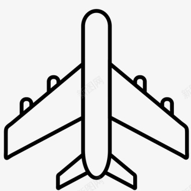 飞机天空航行图标图标